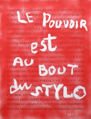 « Denis Robert - Acrylique sur papier » « Denis Robert - Acrylique sur papier »