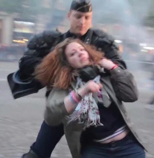 Manifestation 17 mars CRS violent